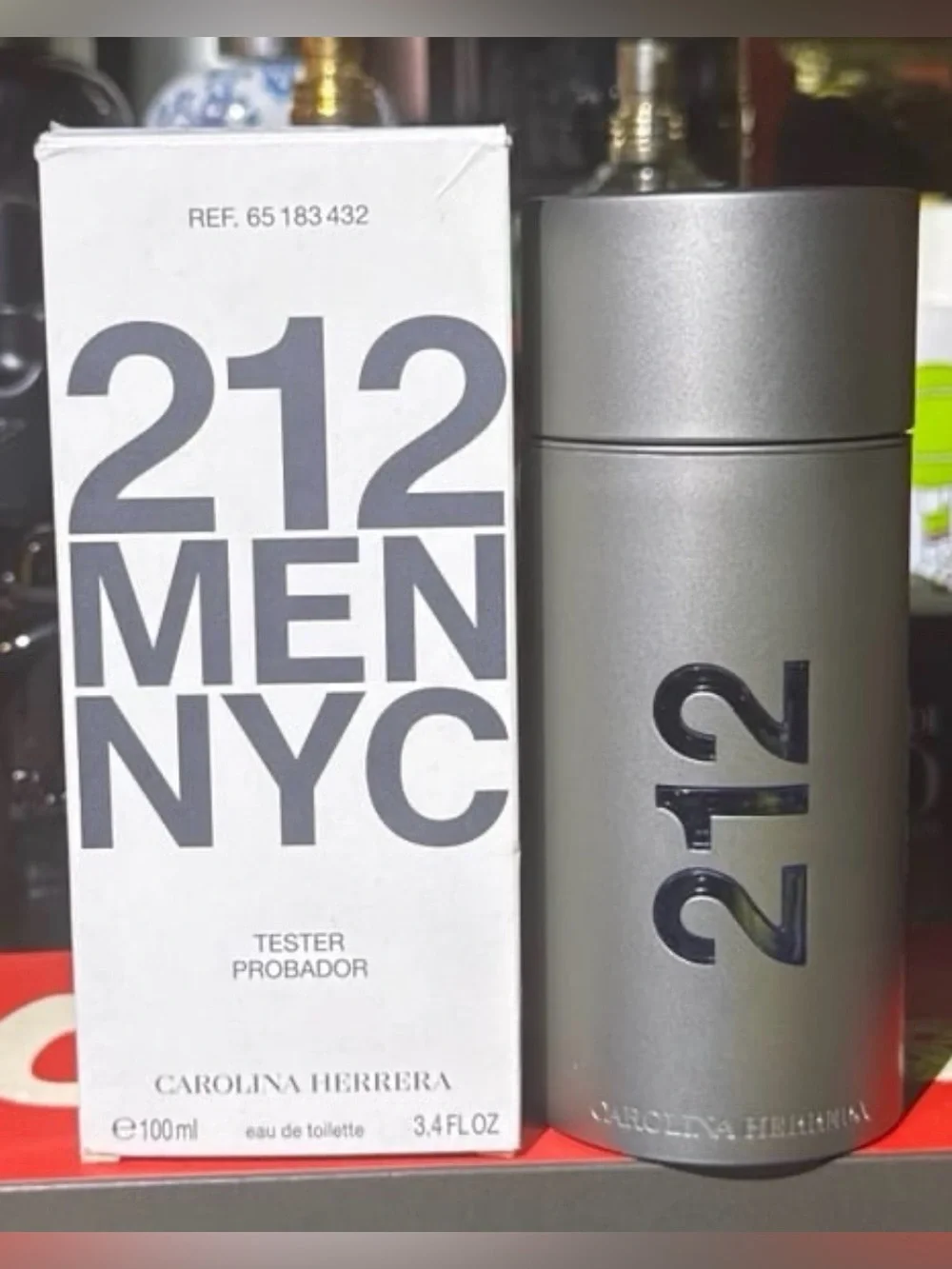 Carolina Herrera 212 MEN - New Tester Box.